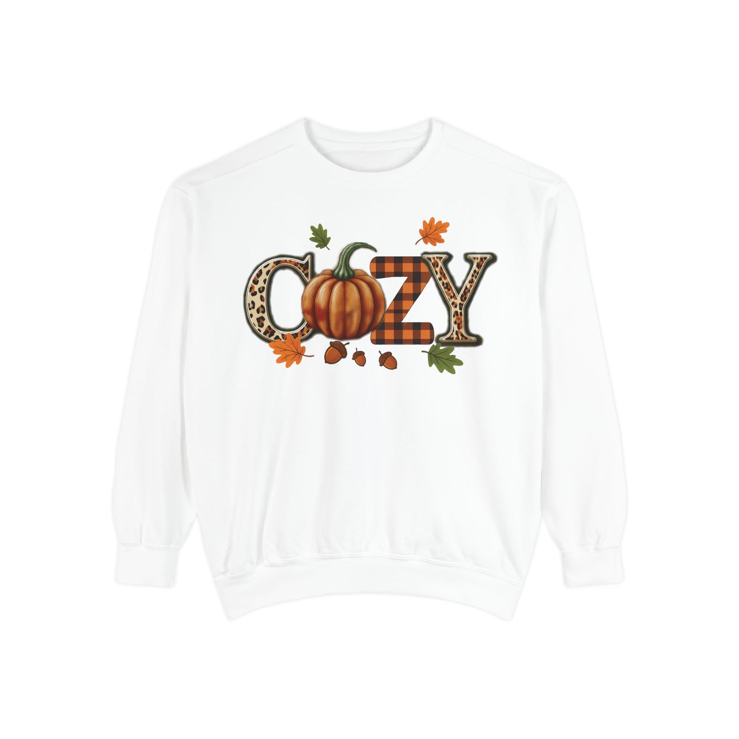 Cozy Pumpkin Sweatshirt, Fall Fashion, Unisex Sweatshirt, Autumn Apparel, Gift for Her, Thanksgiving Sweatshirt