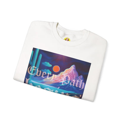 Inspirational Art Sweatshirt, Cozy Crewneck for All Seasons, Motivational Gift, Unique Statement Piece, Ideal for Everyday Wear
