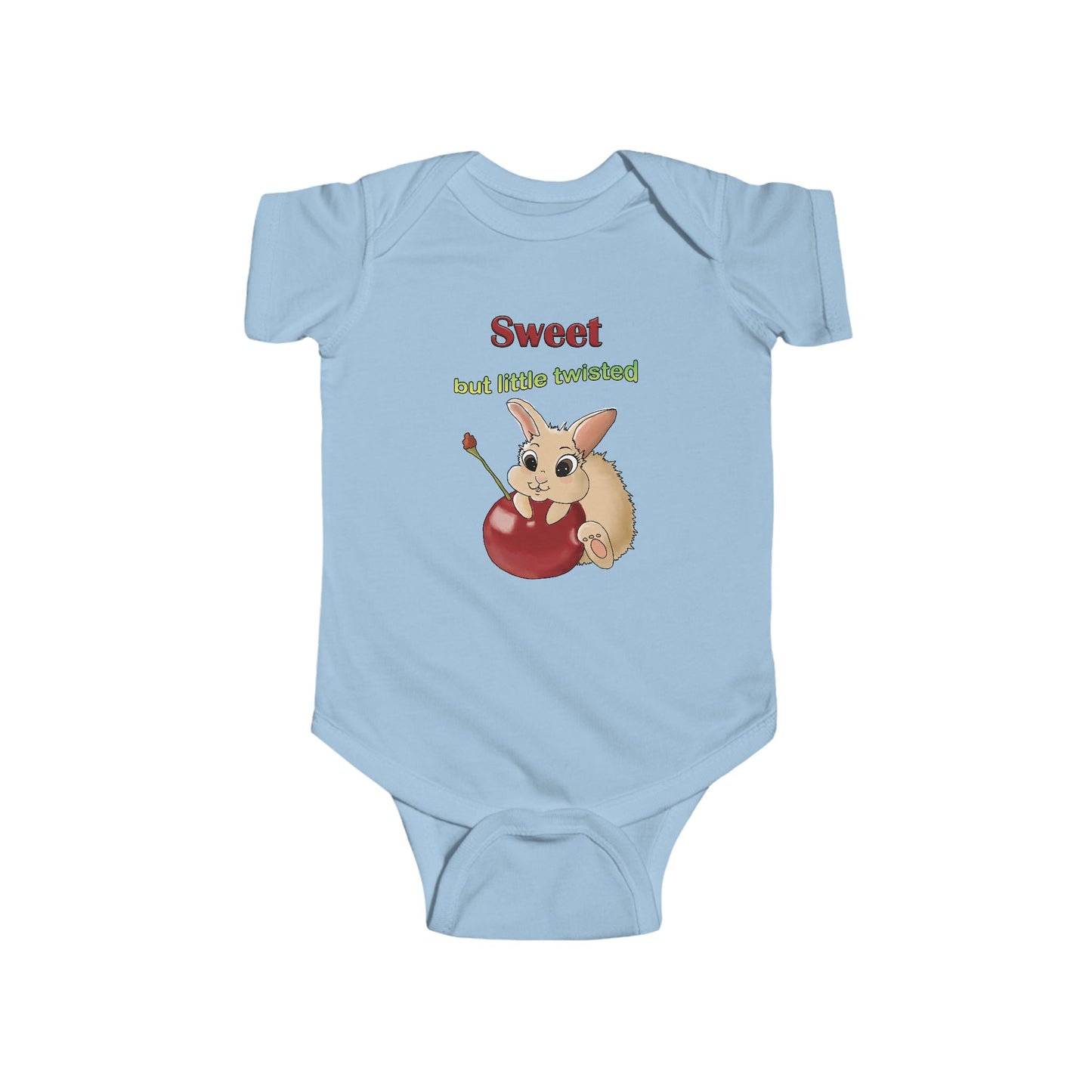 Cute Bunny Cherry Infant Bodysuit