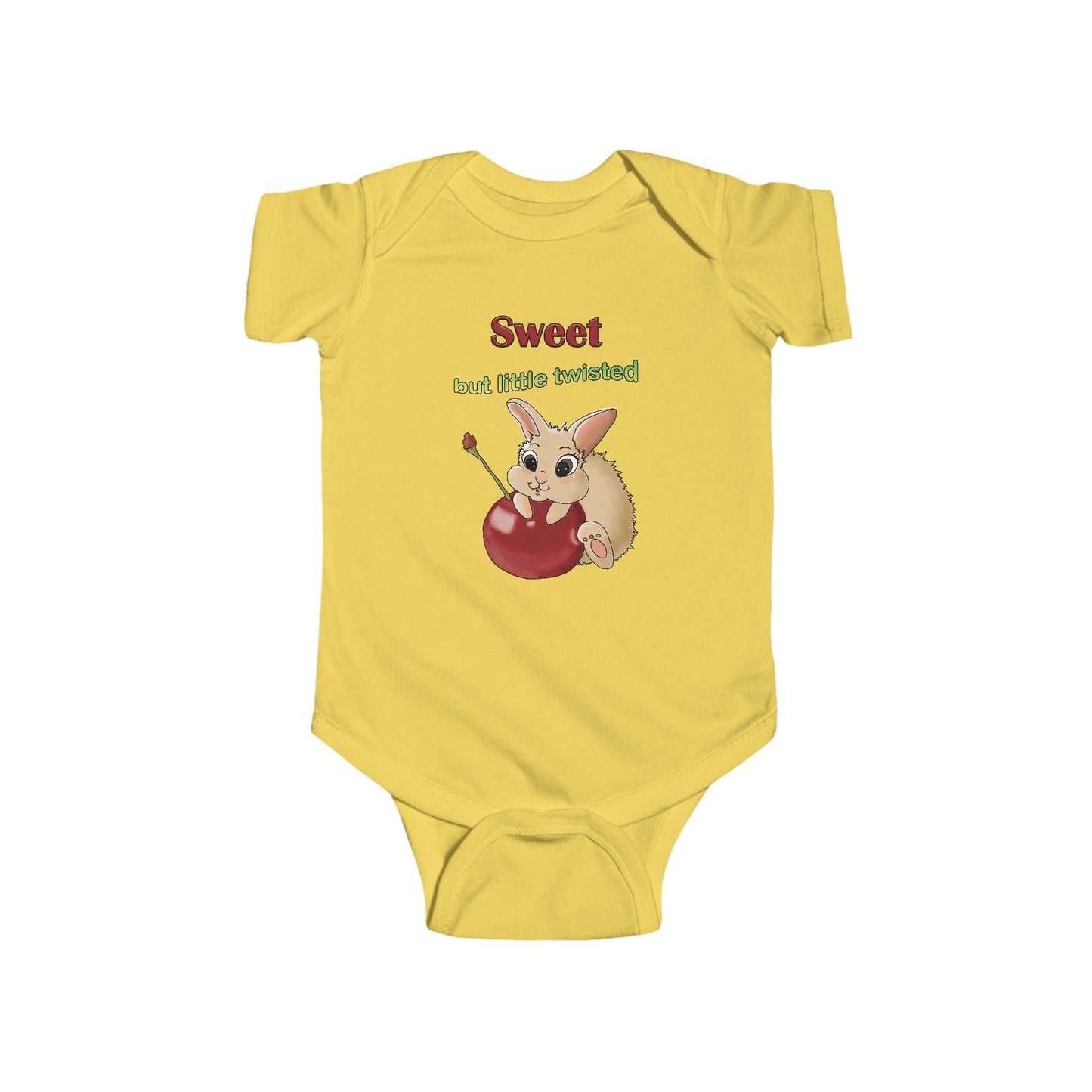 Cute Bunny Cherry Infant Bodysuit