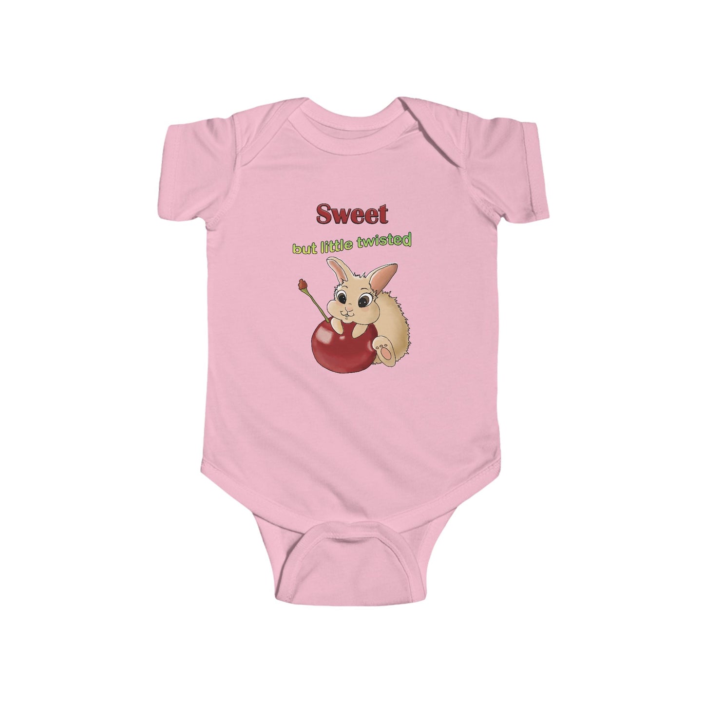 Cute Bunny Cherry Infant Bodysuit