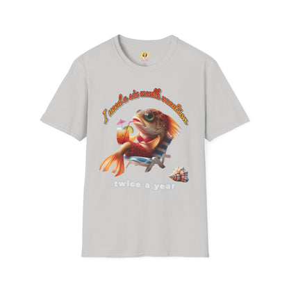 Fun Fish Vacation Unisex T-Shirt - Perfect for Summer Getaways