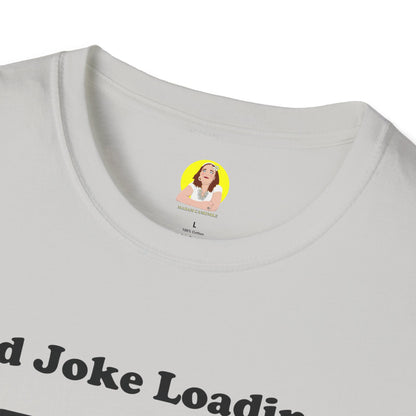 Dad Joke Loading Unisex Softstyle T-Shirt, Funny Gift for Dads, Father's Day Tee, Humor Apparel, Casual Wear
