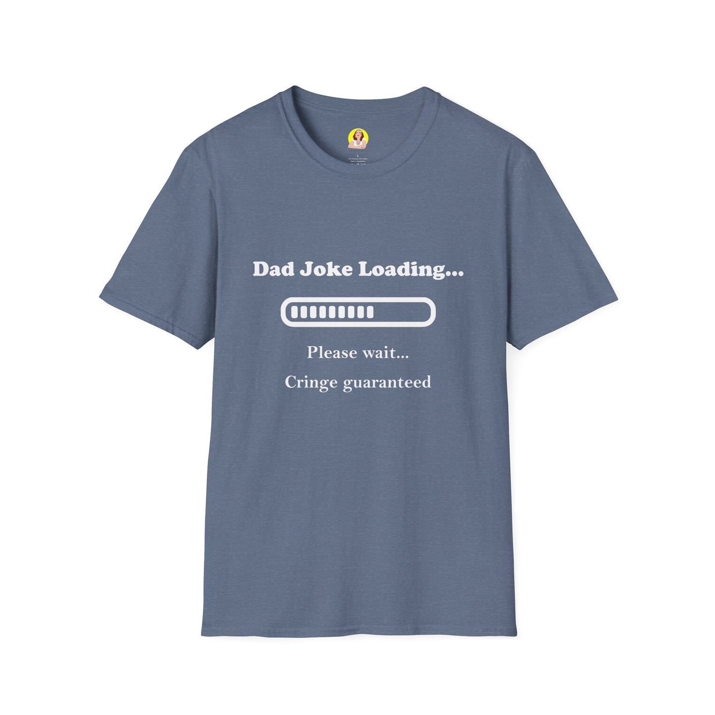 Dad Joke Loading Unisex Softstyle T-Shirt, Funny Gift for Dads, Father's Day Tee, Humor Apparel, Casual Wear