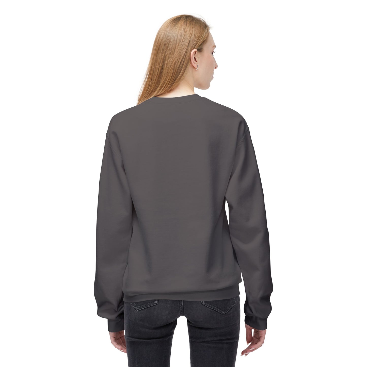 Cozy Quote Crewneck Sweatshirt - "Grace in Simplicity" - Unisex Gift, Casual Wear, Minimalist Style, Cozy Essential, Autumn Layering