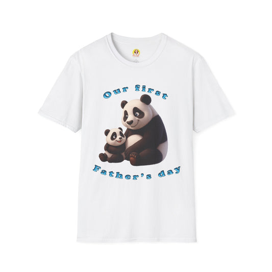 Dad & Baby Panda T-Shirt, Father's Day Gift, Family Bonding Shirt, New Dad Outfit, Animal Lover Apparel