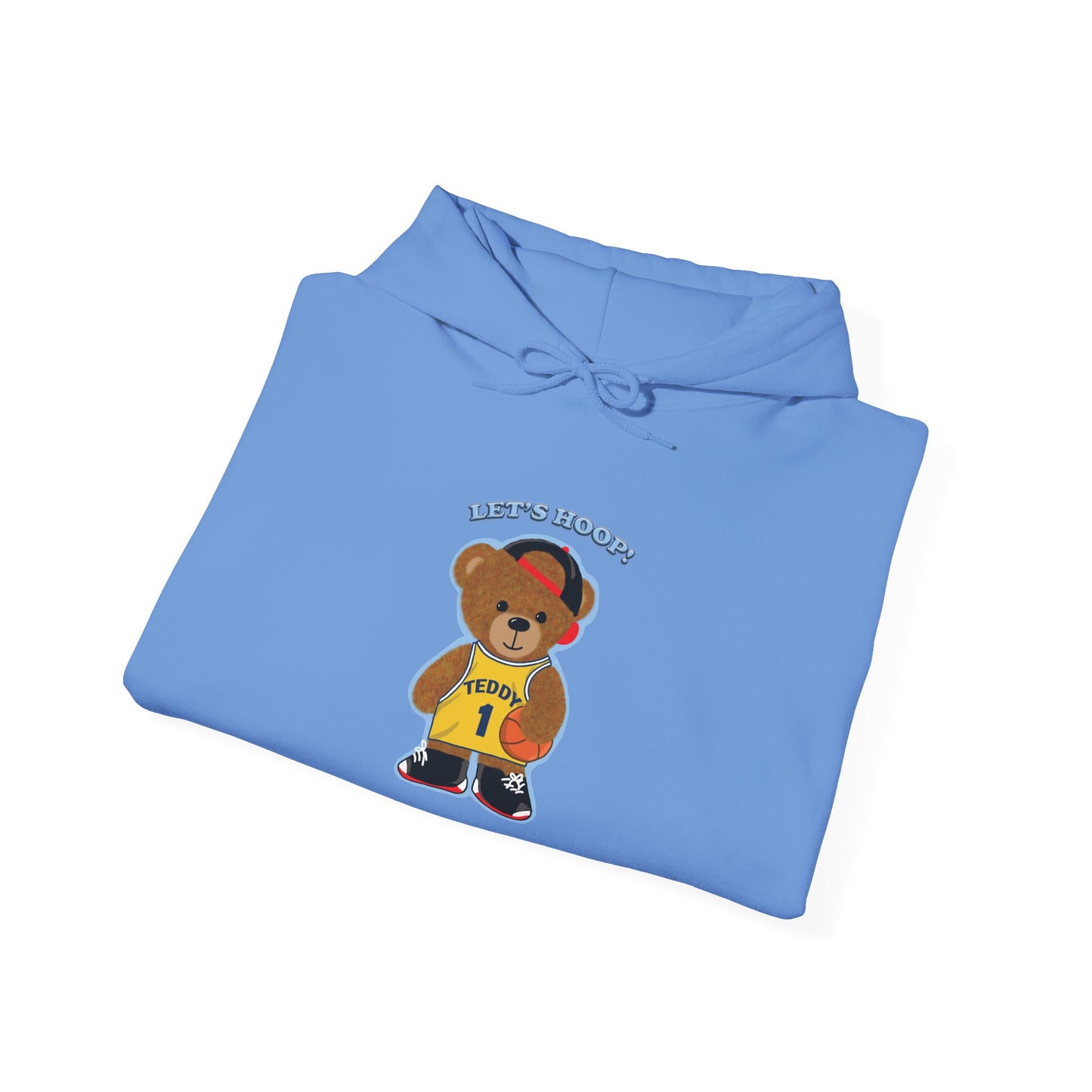 Fun Bear Basketball Hoodie, Cute Animal Apparel, Cozy Sweatshirt Gift, Sportswear for Kids & Adults, Streetwear Style