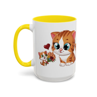 Lovely Cat design Coffee Mug - Perfect Gift for the Best Mom