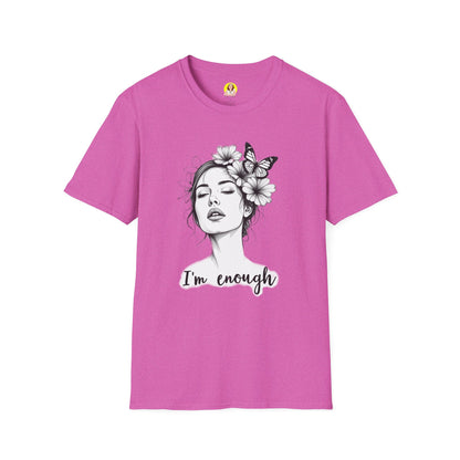 Empowering Floral T-Shirt, Inspirational Shirt, Self-Love Apparel, Gift for Her, Motivational Quote Tee