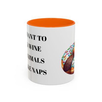 Cute Beaver Donut Coffee Mug - Fun Gift for Animal Lovers