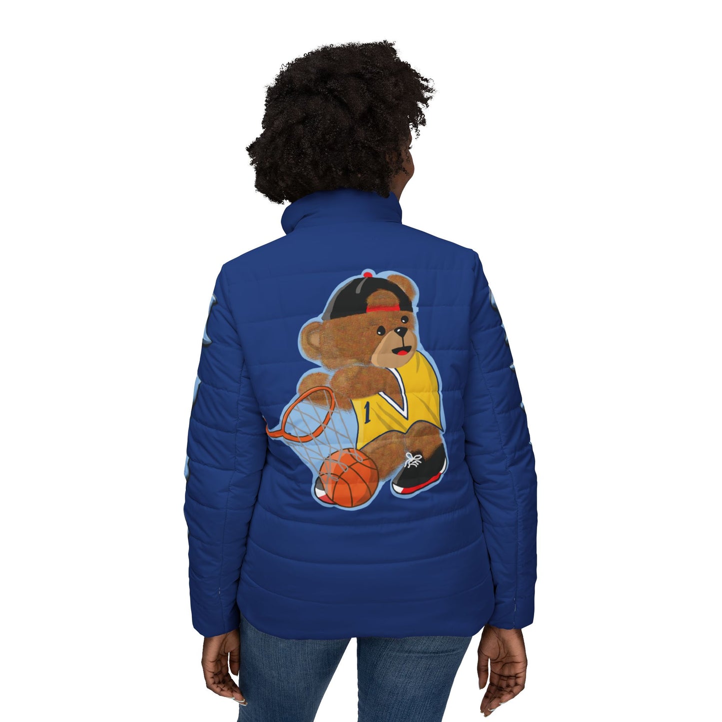 Cozy Bear Puffer Jacket - Playful, Sporty Style for Women, Perfect for Celebrations and Casual Outings, Winter Fashion, Sportswear, [...]