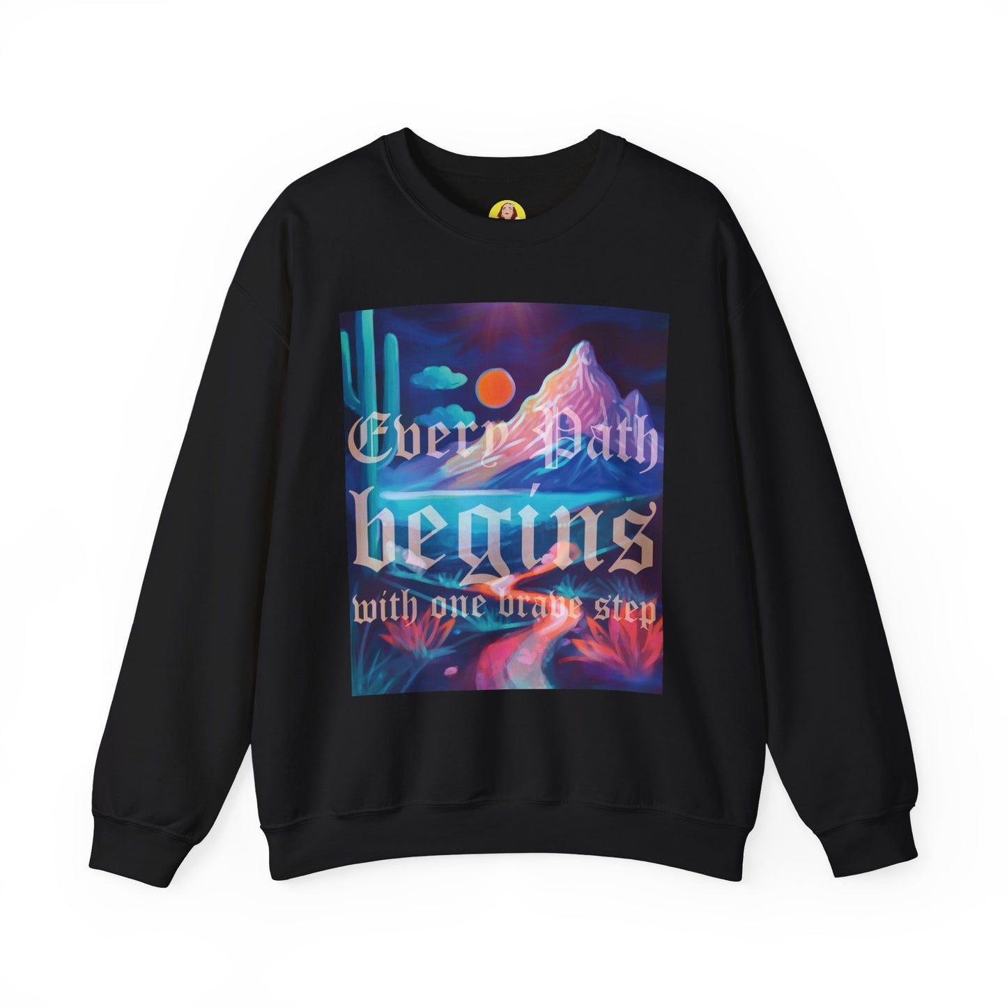 Inspirational Art Sweatshirt, Cozy Crewneck for All Seasons, Motivational Gift, Unique Statement Piece, Ideal for Everyday Wear