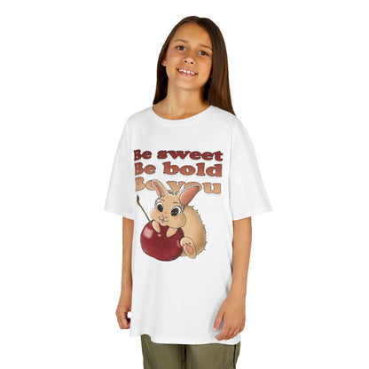 Cute Bunny Kids Tee - Heavy Cotton™ T-Shirt for Spring Celebrations