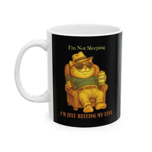Funny Ceramic Mug with Cute Design, Great Gift for Coffee Lovers, Birthday Present, Holiday Mug, Kitchen Decor
