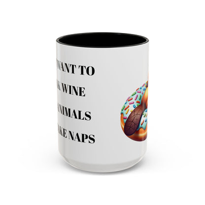 Cute Beaver Donut Coffee Mug - Fun Gift for Animal Lovers