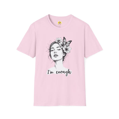 Empowering Floral T-Shirt, Inspirational Shirt, Self-Love Apparel, Gift for Her, Motivational Quote Tee