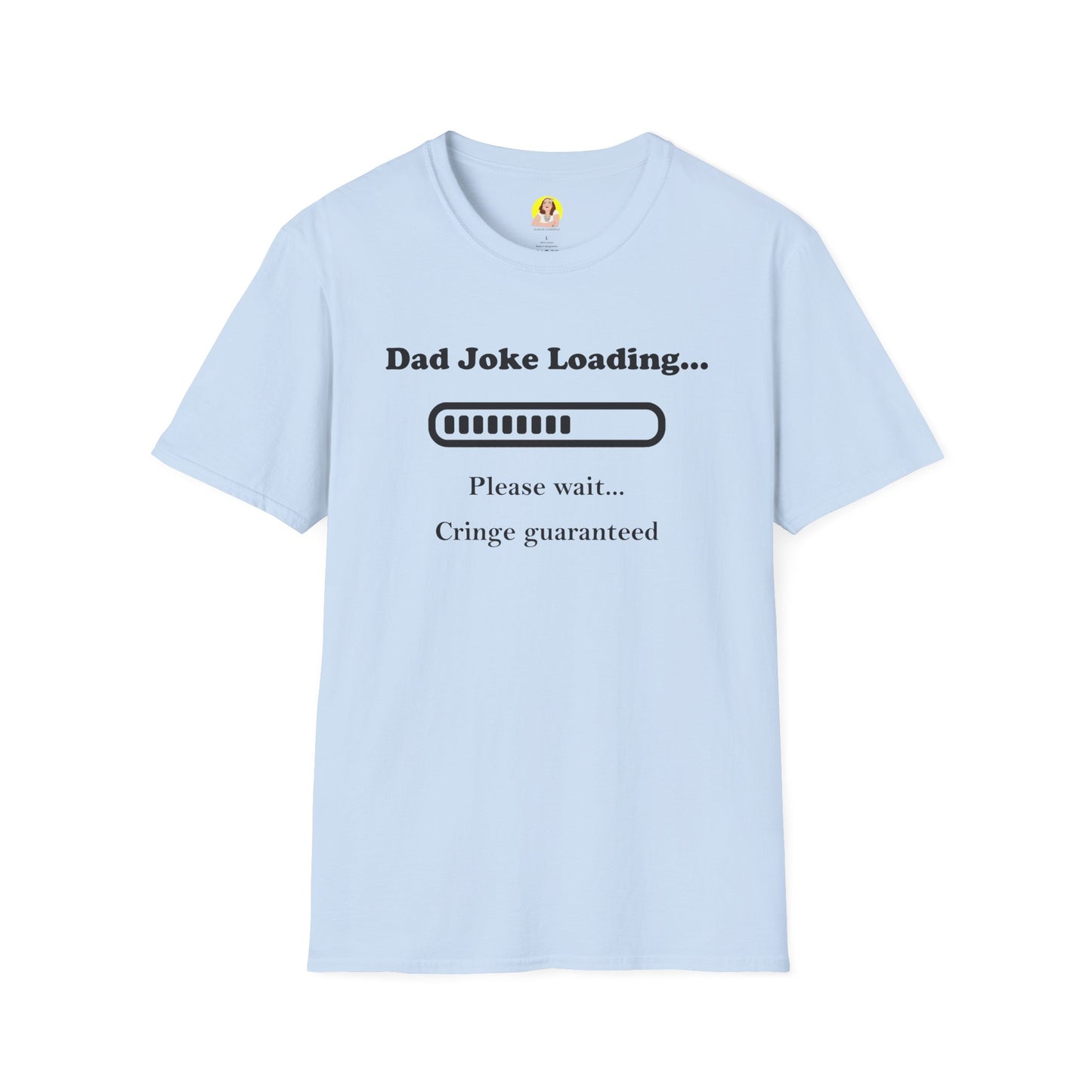 Dad Joke Loading Unisex Softstyle T-Shirt, Funny Gift for Dads, Father's Day Tee, Humor Apparel, Casual Wear