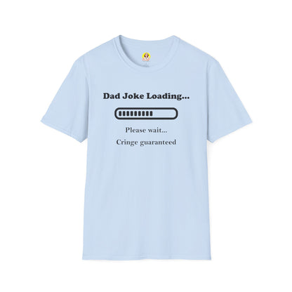 Dad Joke Loading Unisex Softstyle T-Shirt, Funny Gift for Dads, Father's Day Tee, Humor Apparel, Casual Wear