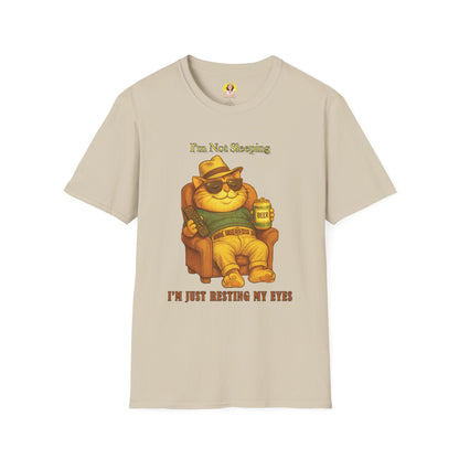 Chill Vibes T-Shirt - I'm Not Sleeping, Just Resting My Eyes, Relaxed Style, Perfect for Lazy Days, Gift for Friends