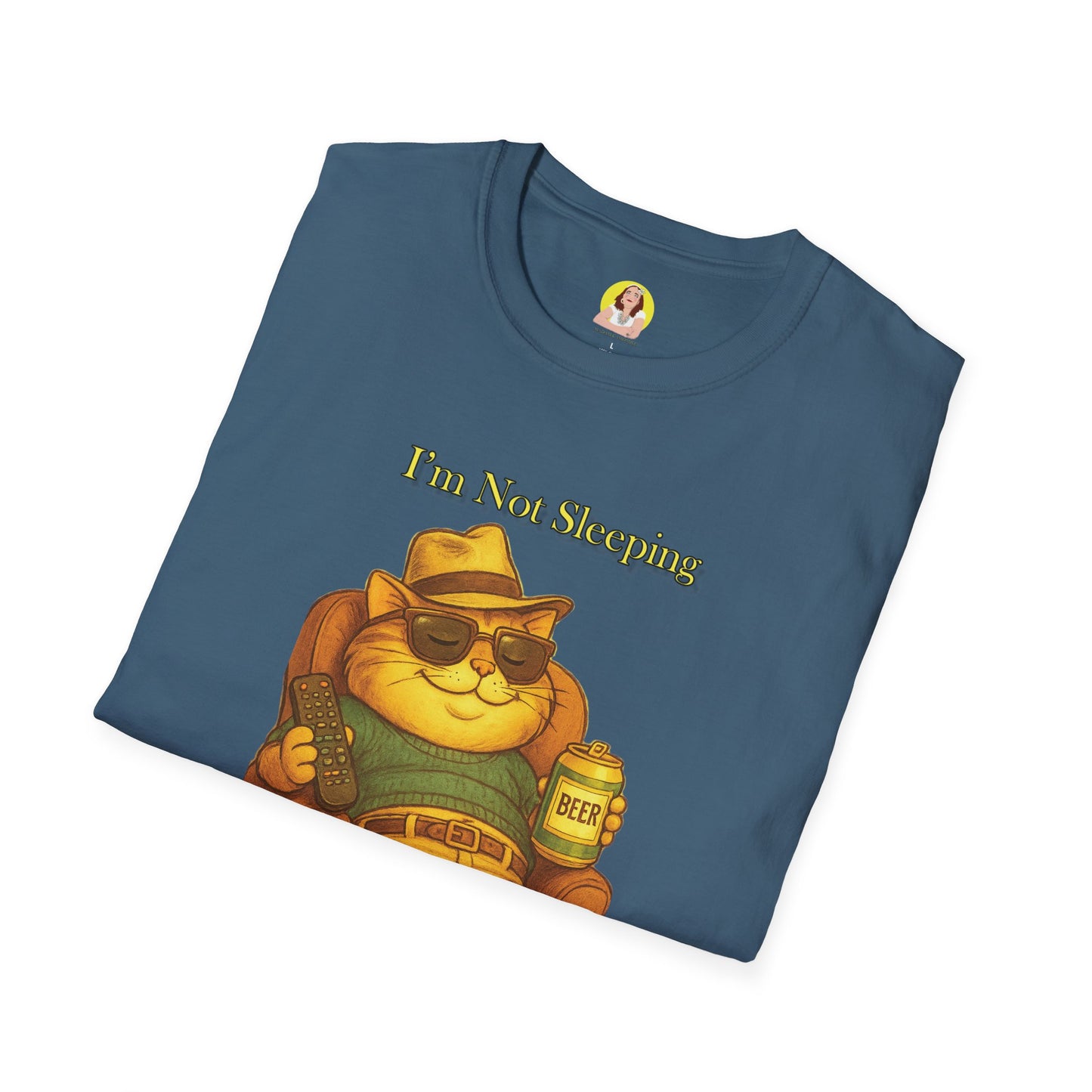 Chill Vibes T-Shirt - I'm Not Sleeping, Just Resting My Eyes, Relaxed Style, Perfect for Lazy Days, Gift for Friends