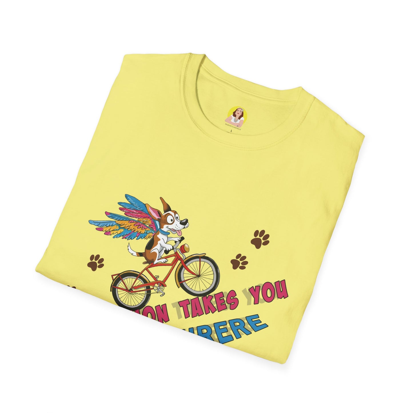 Imagination Adventure T-Shirt | Unique Graphic Tee | Gift for Dreamers, Creative Minds, Art Lovers, Bike Enthusiasts