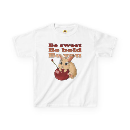 Cute Bunny Kids Tee - Heavy Cotton™ T-Shirt for Spring Celebrations
