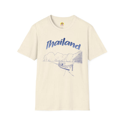 Thailand Adventure Unisex Softstyle T-Shirt - Travel Tee, Summer Vibes, Wanderlust Gift, Casual Wear, Birthday Present