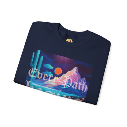 Inspirational Art Sweatshirt, Cozy Crewneck for All Seasons, Motivational Gift, Unique Statement Piece, Ideal for Everyday Wear