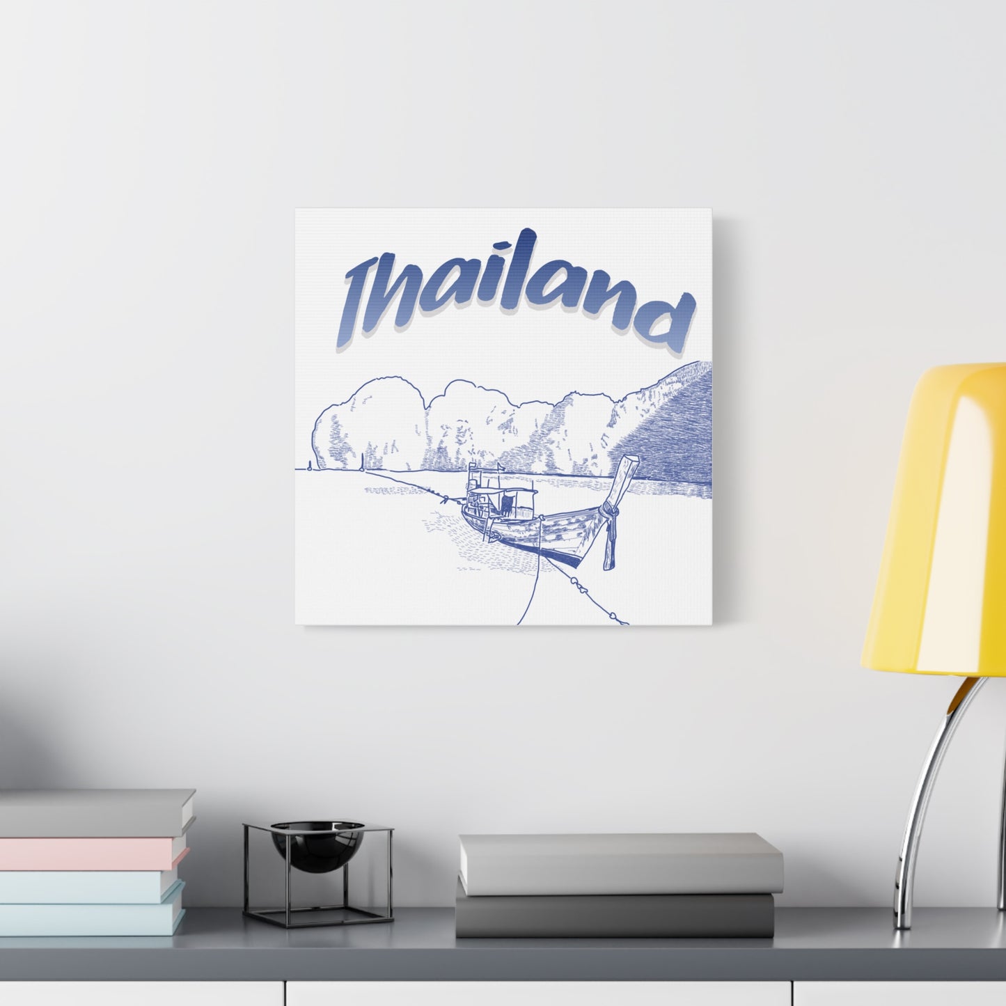 Thailand Matte Canvas Wall Art, Coastal Decor, Travel Wall Art, Home Decoration, Gift for Travelers, Ocean Themed Art