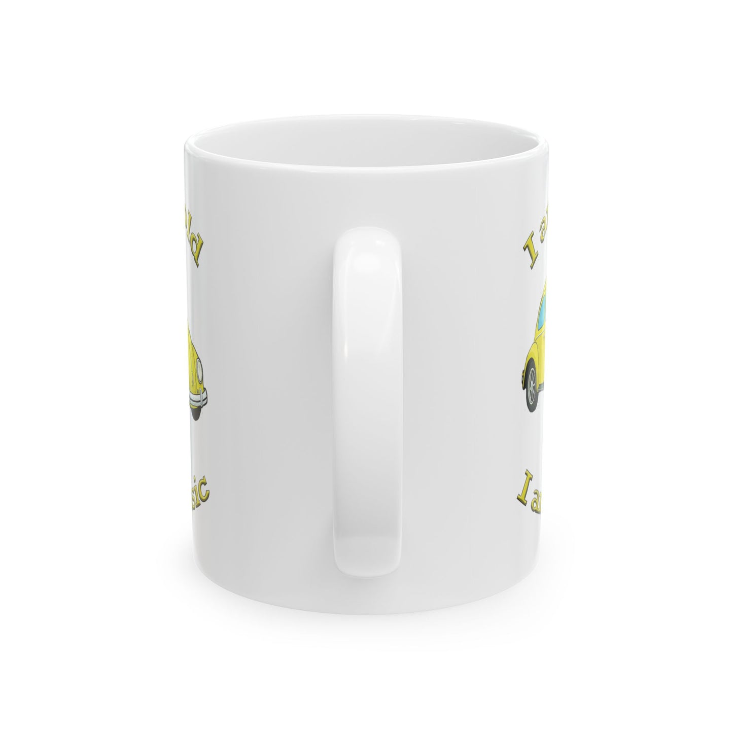 Classic Car Humor Mug - I Am Not Old, I Am a Classic, Vintage Auto Gift, Coffee Cup for Car Lovers, Funny Birthday Present