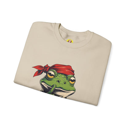 Frog Stop Complaining Sweatshirt, Funny Gift for Frog Lovers, Cozy Unisex Crewneck, Perfect for Relaxing, Gift for Friends