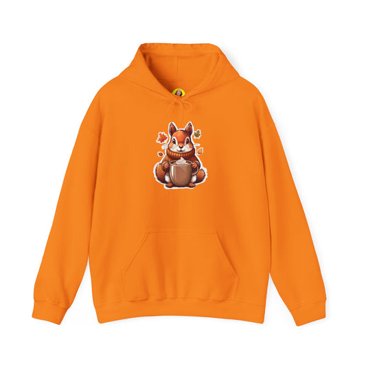 Cute Squirrel Hoodie, Cozy Sweatshirt for Animal Lovers, Fall Fashion, Gift for Friends, Cute Casual Wear, Unisex Sweater