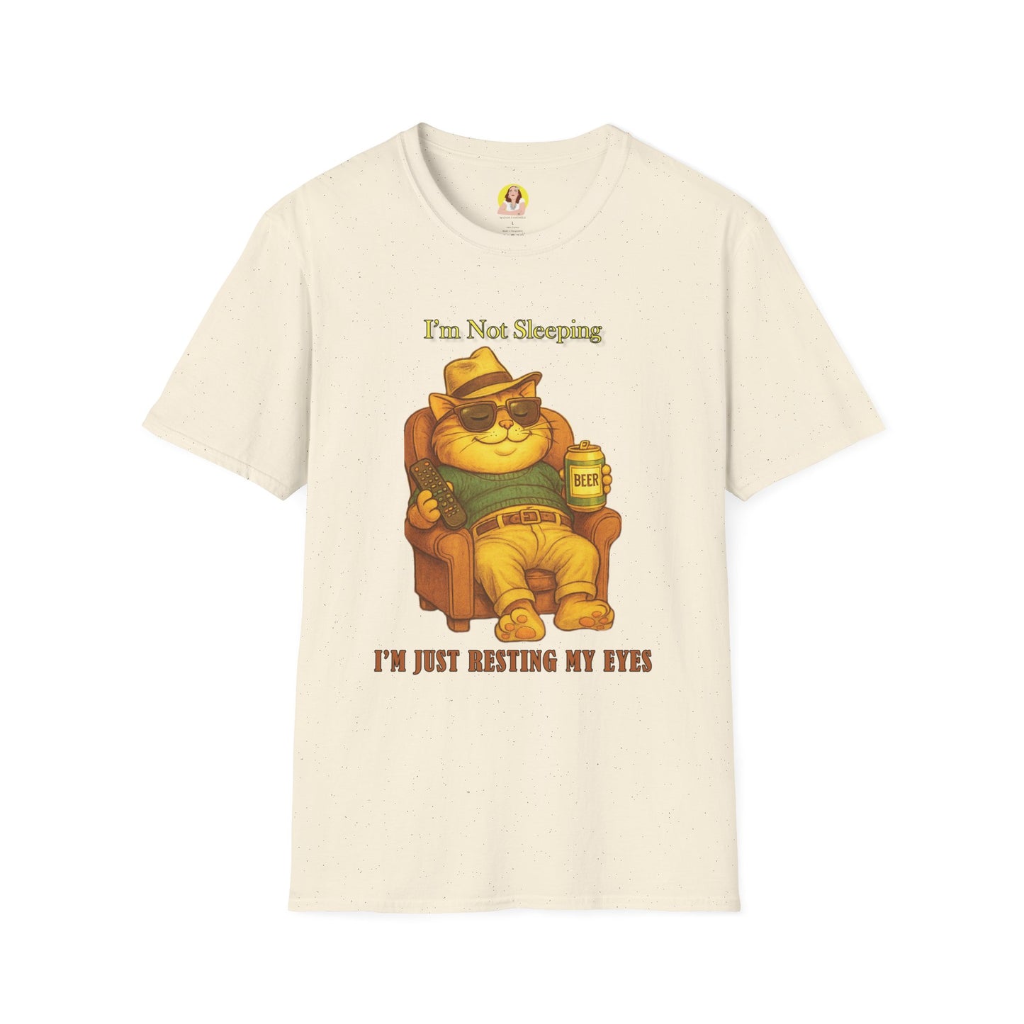 Chill Vibes T-Shirt - I'm Not Sleeping, Just Resting My Eyes, Relaxed Style, Perfect for Lazy Days, Gift for Friends