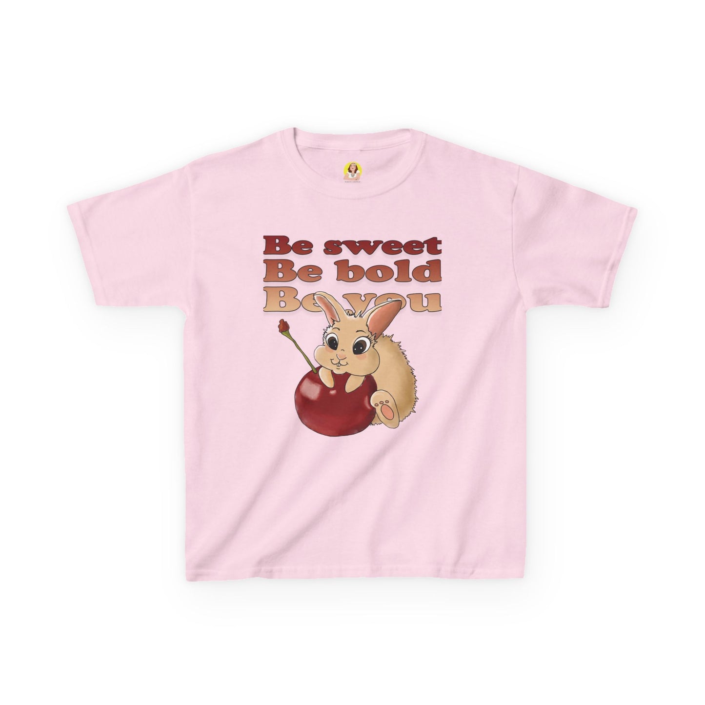 Cute Bunny Kids Tee - Heavy Cotton™ T-Shirt for Spring Celebrations