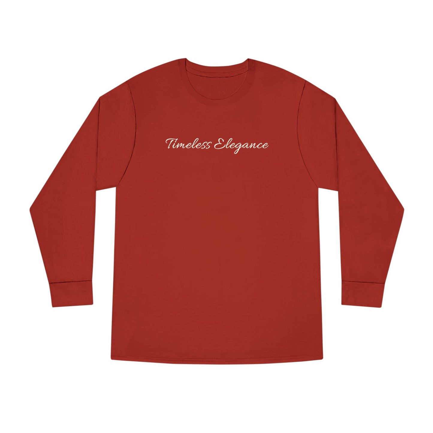 Timeless Elegance Long Sleeve Crewneck Tee | Cozy Casual Wear, Fall Fashion, Gift for Her, Everyday Comfort, Layering Essential