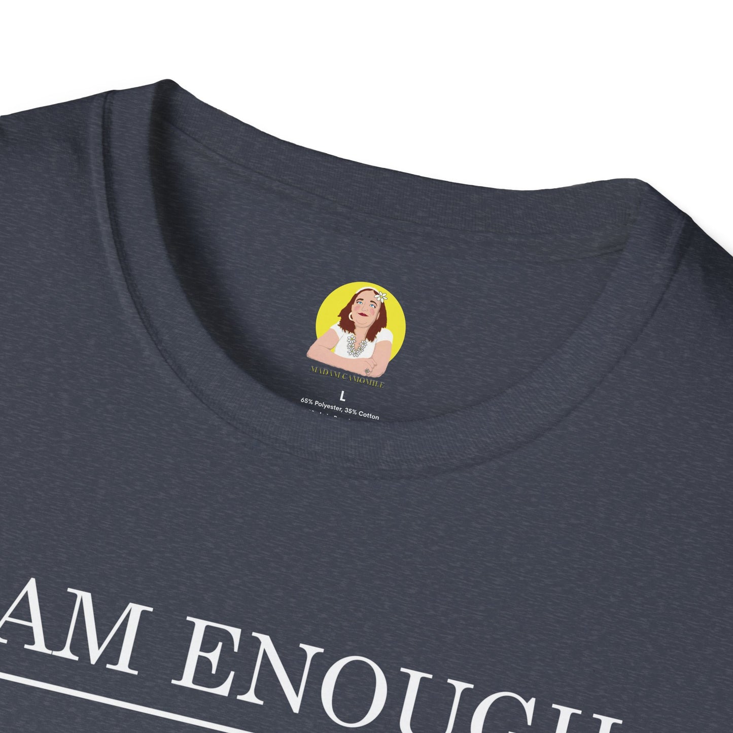 Inspirational Floral T-Shirt - I Am Enough, Self-Care Apparel, Positive Vibes Tee, Gift for Friends, Motivational Wear