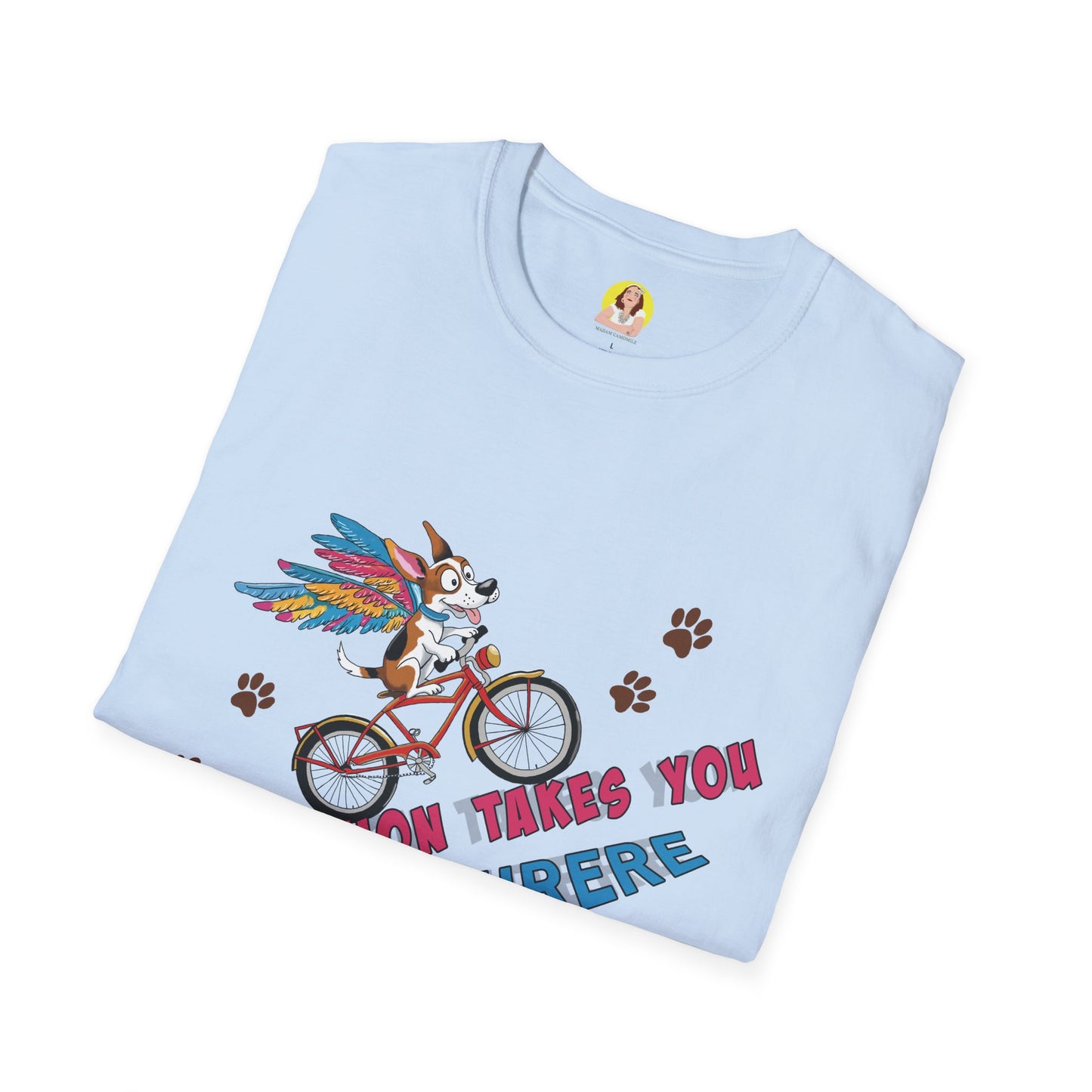 Imagination Adventure T-Shirt | Unique Graphic Tee | Gift for Dreamers, Creative Minds, Art Lovers, Bike Enthusiasts