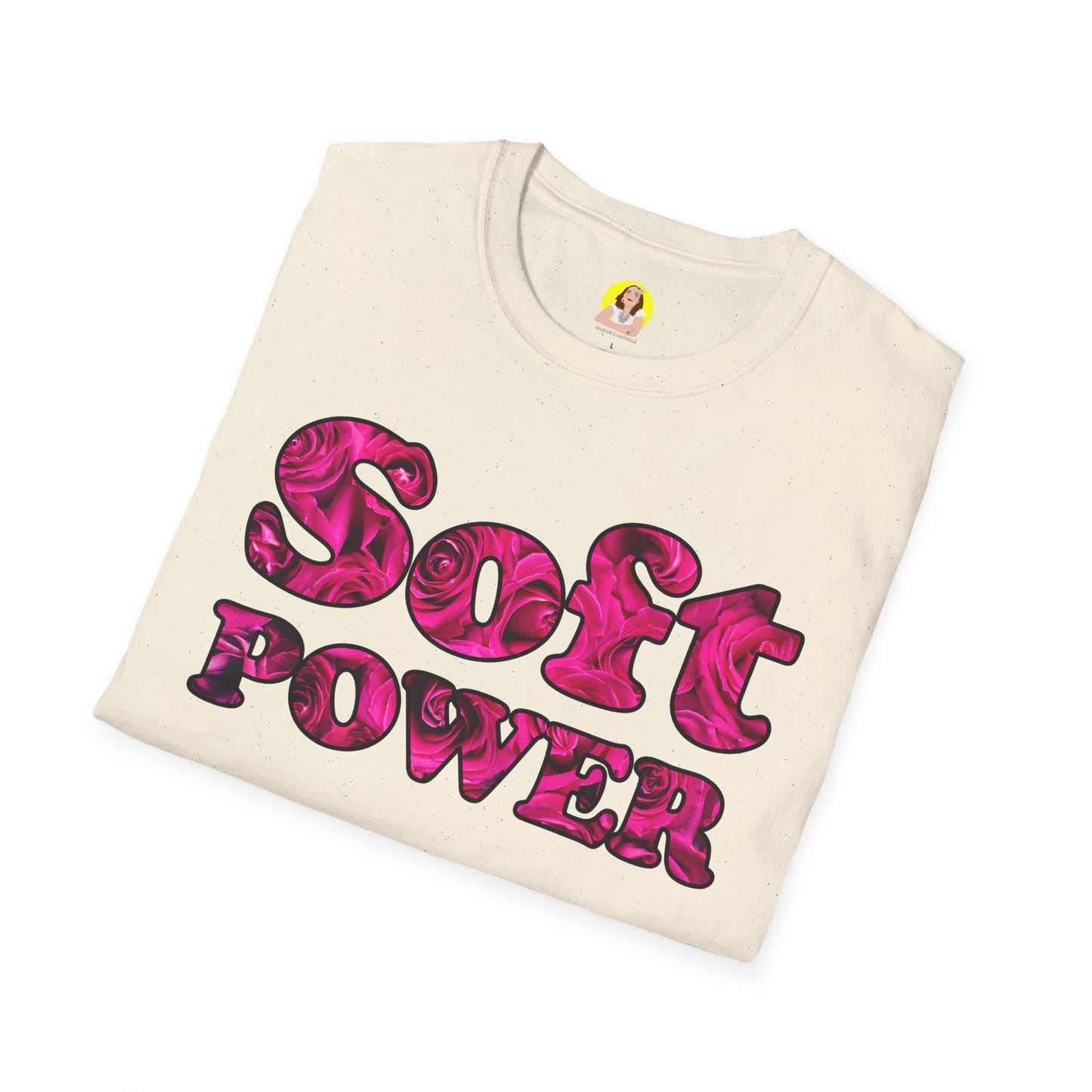 Unisex Softstyle T-Shirt - Soft Power, Casual Tee, Feminist Shirt, Summer Wear, Gift for Her