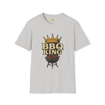 BBQ King T-Shirt - Unisex Softstyle Tee, Perfect for Grilling Season, Father's Day Gift, Backyard BBQs, Cookouts, Summer Fun