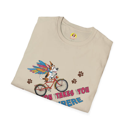 Imagination Adventure T-Shirt | Unique Graphic Tee | Gift for Dreamers, Creative Minds, Art Lovers, Bike Enthusiasts