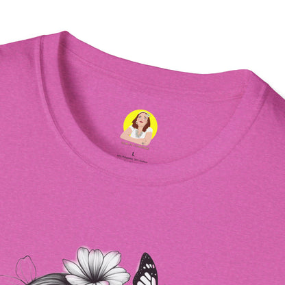 Empowering Floral T-Shirt, Inspirational Shirt, Self-Love Apparel, Gift for Her, Motivational Quote Tee
