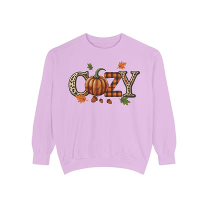 Cozy Pumpkin Sweatshirt, Fall Fashion, Unisex Sweatshirt, Autumn Apparel, Gift for Her, Thanksgiving Sweatshirt
