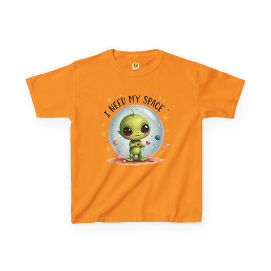 Kids Alien Graphic Tee - I Need My Space, Fun Kids Shirt, Cute Summer Apparel, Gift for Young Explorers, Outer Space Theme