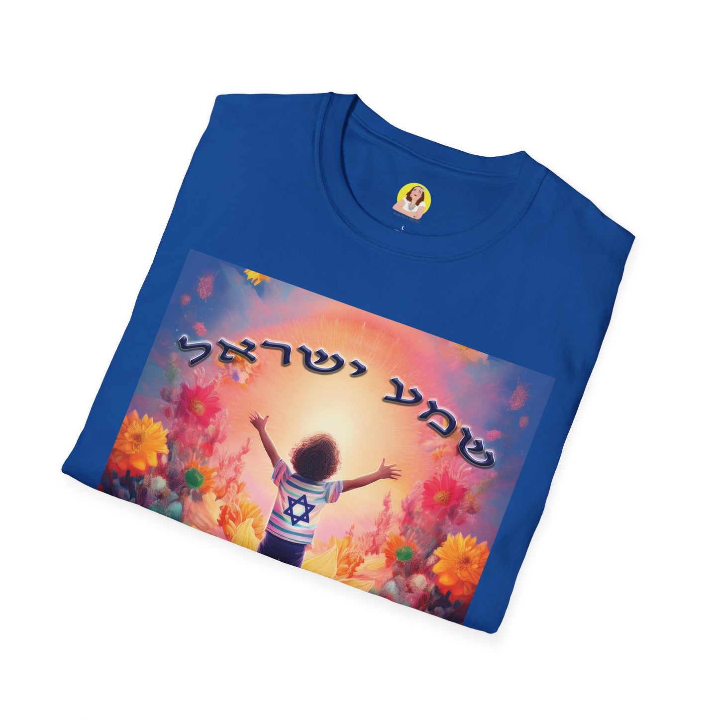 Vibrant Floral Inspirational T-Shirt, Unisex Softstyle Tee, Motivational Gift, Spiritual Apparel, Perfect for Celebrations