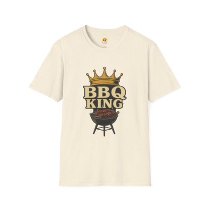 BBQ King T-Shirt - Unisex Softstyle Tee, Perfect for Grilling Season, Father's Day Gift, Backyard BBQs, Cookouts, Summer Fun