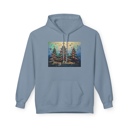 Cozy Christmas Hoodie, Unisex Holiday Sweatshirt, Fleece Pullover for Winter Gifting, Merry Christmas Apparel, Warm Festive Wear