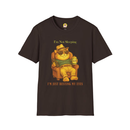 Chill Vibes T-Shirt - I'm Not Sleeping, Just Resting My Eyes, Relaxed Style, Perfect for Lazy Days, Gift for Friends