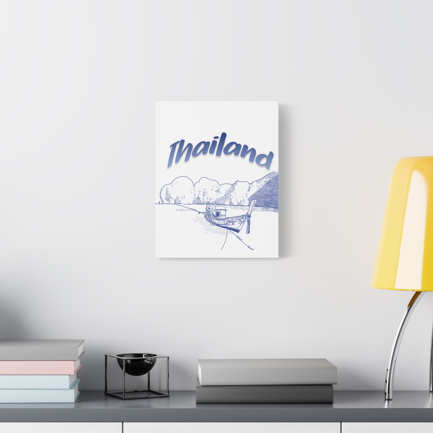 Thailand Matte Canvas Wall Art, Coastal Decor, Travel Wall Art, Home Decoration, Gift for Travelers, Ocean Themed Art