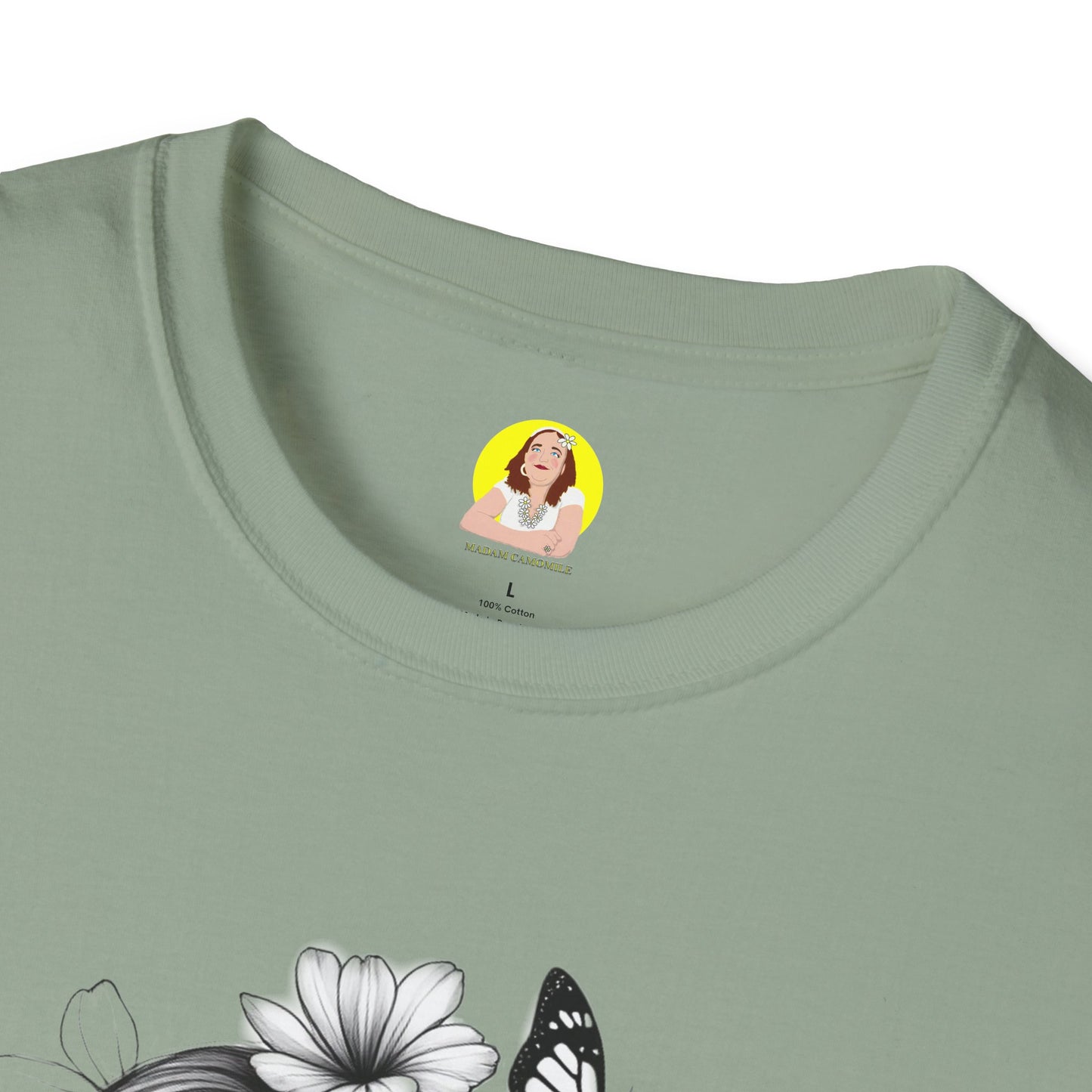 Empowering Floral T-Shirt, Inspirational Shirt, Self-Love Apparel, Gift for Her, Motivational Quote Tee