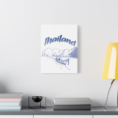 Thailand Matte Canvas Wall Art, Coastal Decor, Travel Wall Art, Home Decoration, Gift for Travelers, Ocean Themed Art